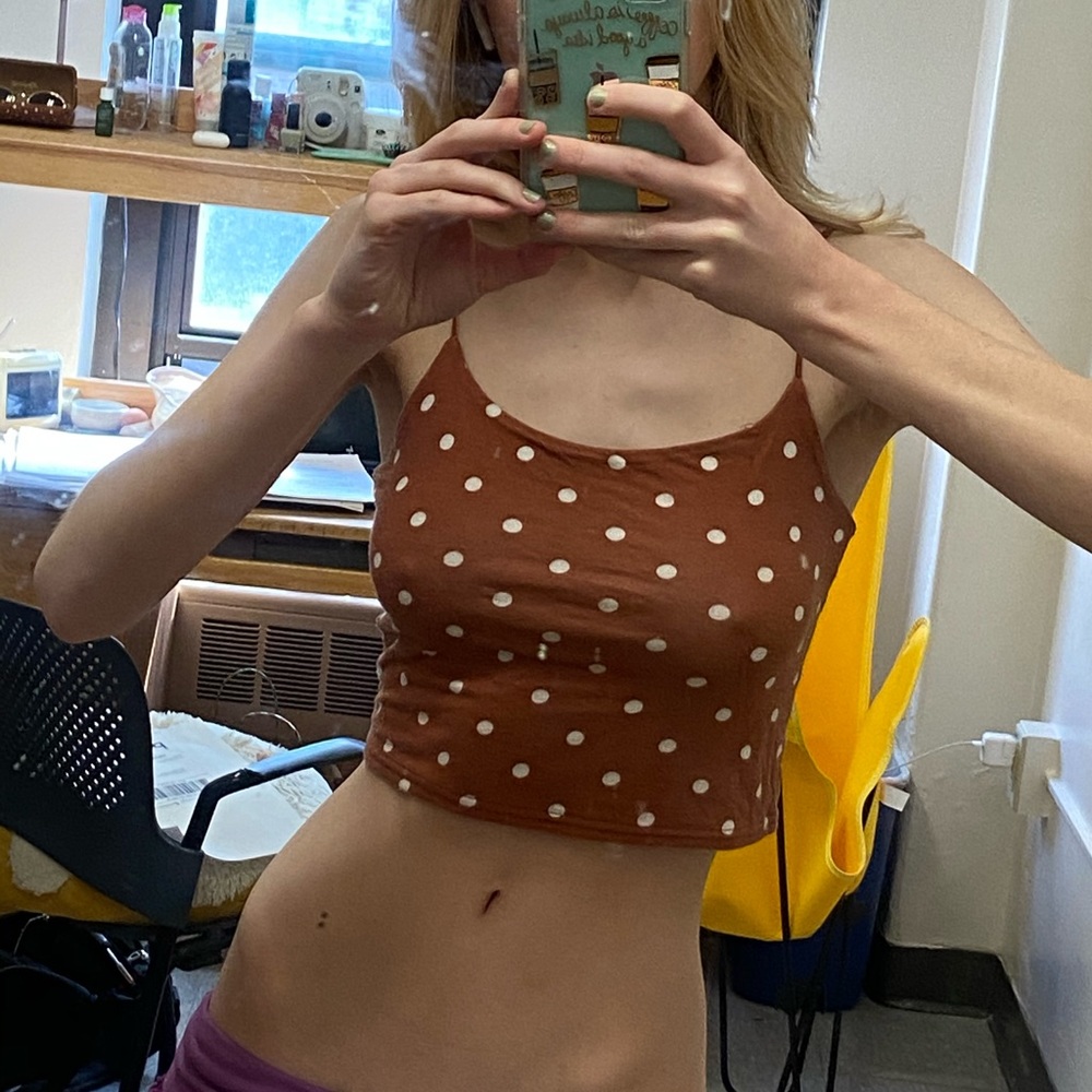 PacSun polka dot cami